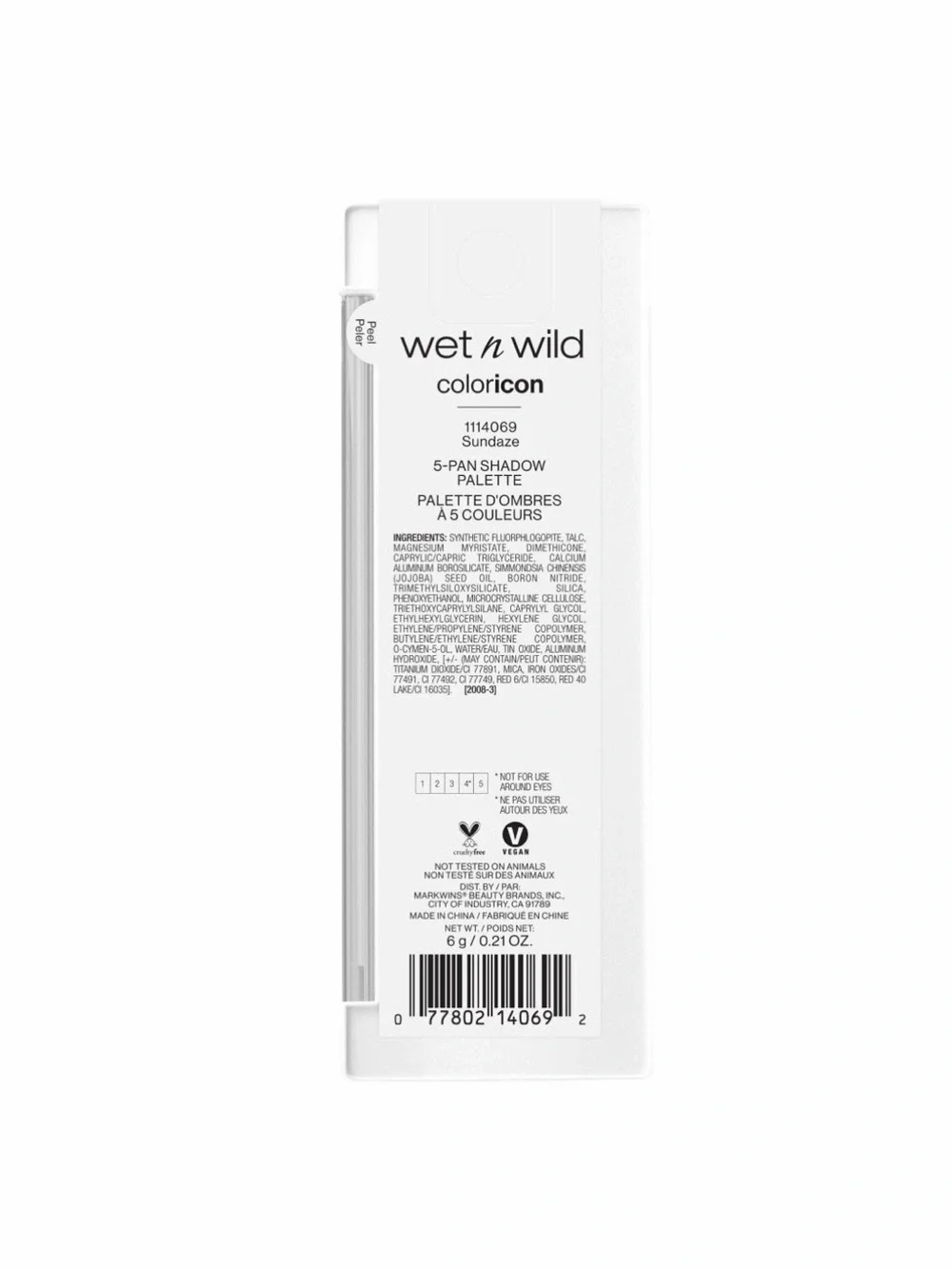 Wet n Wild  Color Icon 5-Pan Palette in Sundaze